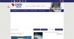 Desktop Screenshot of cagriemlak.com.tr