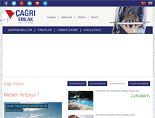 Tablet Screenshot of cagriemlak.com.tr